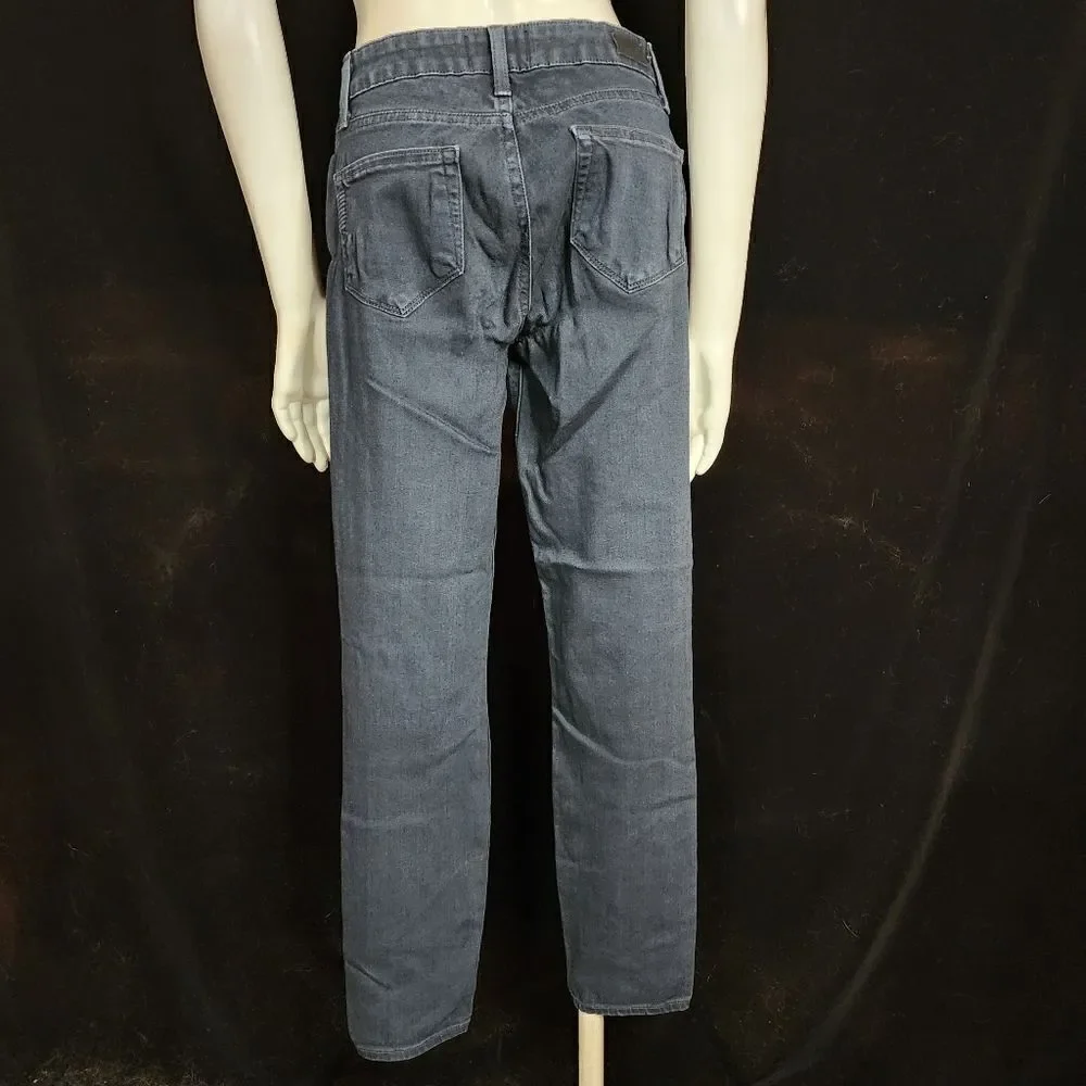 Paige Verdugo Ankle Dark Wash Blue Jeans (26) - Picture 5 of 8